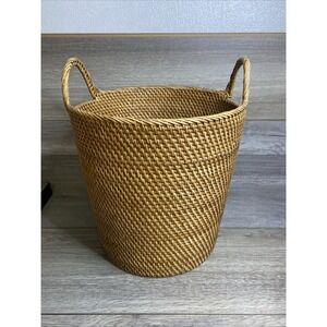 Threshold Rattan Woven Basket With Handles